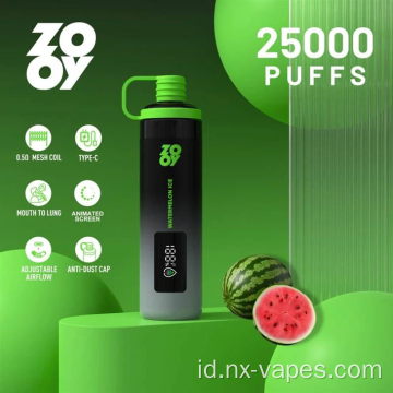 ZOOY SHISHA 25000 Puffs Harga grosir vape sekali pakai